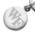 Wake Forest Sterling Silver Insignia Key Ring - Image 2