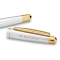 Berkeley Fountain Pen in Sterling Silver with Gold Trim - Image 2