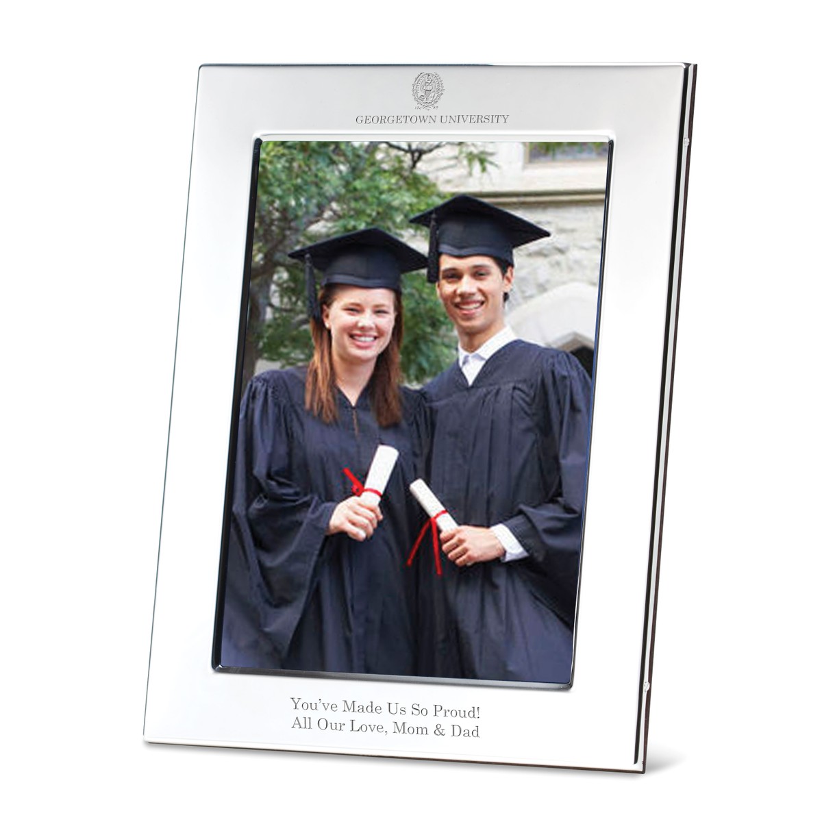 Polished Pewter 5x7 Picture Frame at M.LaHart & Co.