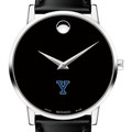 Yale Men's Movado Museum with Leather Strap - Image 1