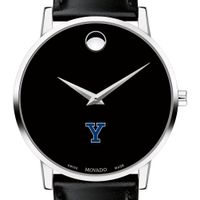 Yale Men's Movado Museum with Leather Strap