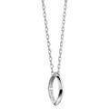 Notre Dame Monica Rich Kosann Poesy Ring Necklace in Silver - Image 1