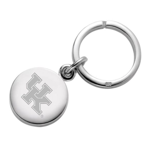 University of Kentucky Sterling Silver Insignia Key Ring - Image 1