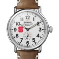 NC State Shinola Watch, The Runwell 41mm White Dial - Image 1