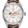 click to view Oklahoma State University Men's TAG Heuer Day/Date Carrera with Silver Dial & Strap - Image 1