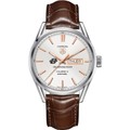 click to view Oklahoma State University Men's TAG Heuer Day/Date Carrera with Silver Dial & Strap - Image 2