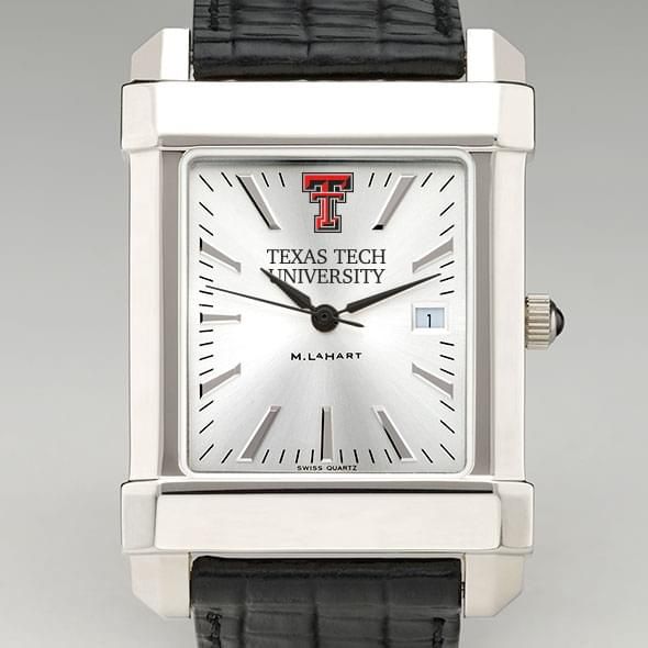 Texas Tech Men's Collegiate Watch with Leather Strap - Image 1