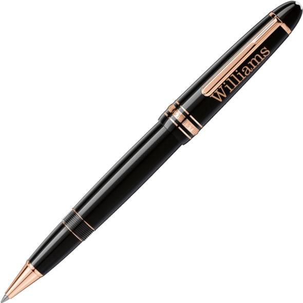 Williams College Montblanc Meisterstück LeGrand Rollerball Pen in Red Gold