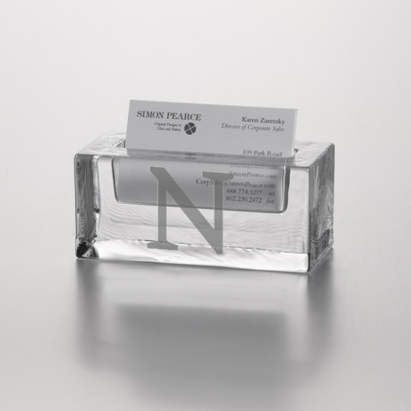 Northwestern Glass Business Cardholder by Simon Pearce