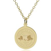 Michigan State 14K Gold Pendant & Chain