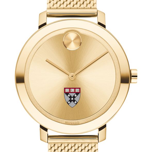 HBS Women's Movado Bold Gold with Mesh Bracelet - Image 1