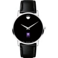 NYU Men's Movado Museum with Leather Strap - Image 2