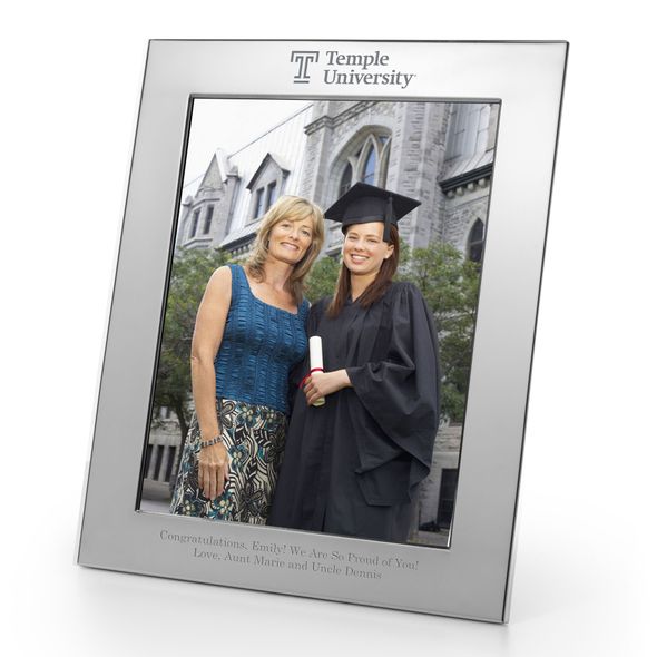 Temple Polished Pewter 8x10 Picture Frame - Image 1