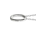 Villanova University Monica Rich Kosann "Carpe Diem" Poesy Ring Necklace in Silver - Image 3