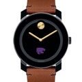 Kansas State University Men's Movado BOLD with Brown Leather Strap - Image 1