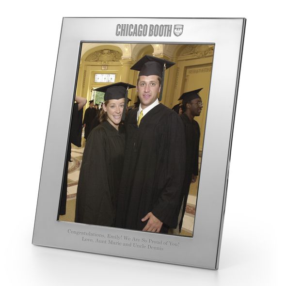 Chicago Booth Polished Pewter 8x10 Picture Frame - Image 1