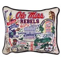 Ole Miss Embroidered Pillow - Image 1