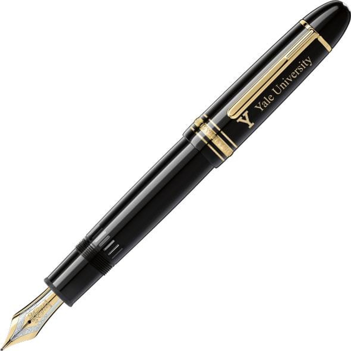 Alpha Sigma Tau Gold Pen with Black Block 4-Pack of Pens 
