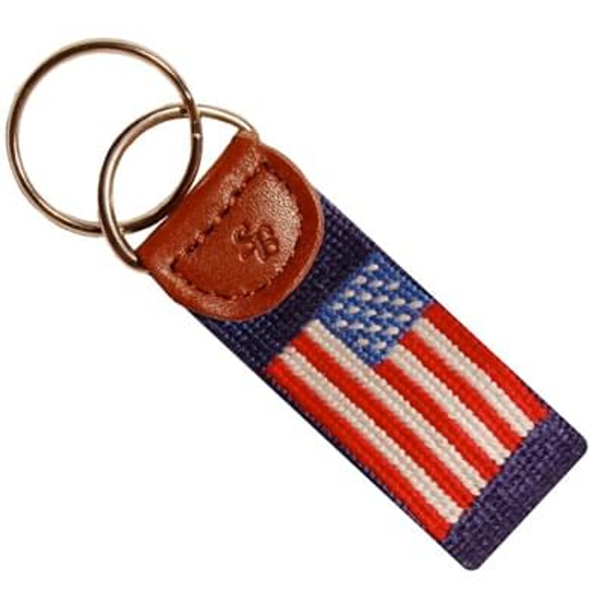 American Flag Key Fob at M.LaHart & Company