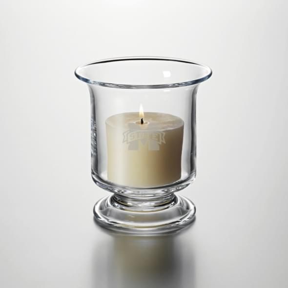 MS State Hurricane Candleholder by Simon Pearce - Image 1