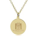 Marquette 14K Gold Pendant & Chain - Image 1