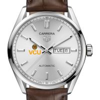 VCU Men's TAG Heuer Automatic Day/Date Carrera with Silver Dial