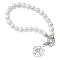 Colgate Pearl Bracelet with Sterling Silver Charm