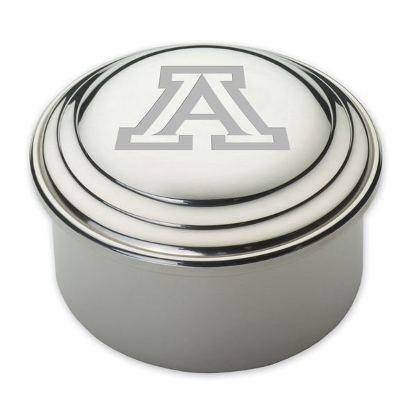 University of Arizona Pewter Keepsake Box - Image 1