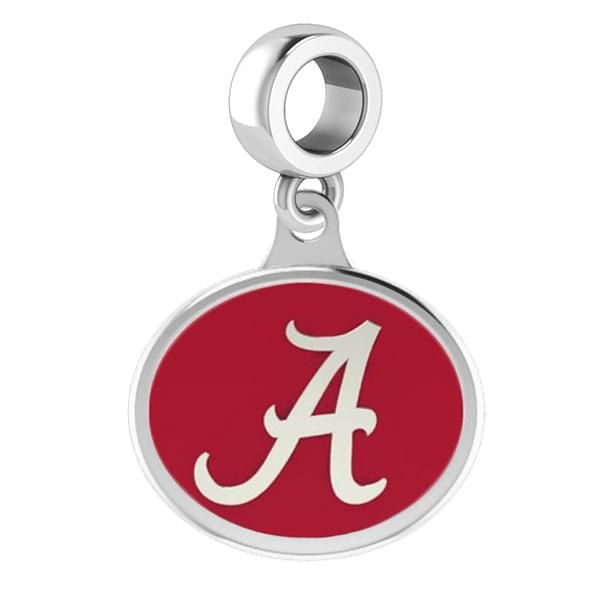 Alabama Round Enameled Drop Charm