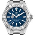 click to view Tennessee Women's TAG Heuer 35mm Steel Aquaracer with Blue Dial - Image 1