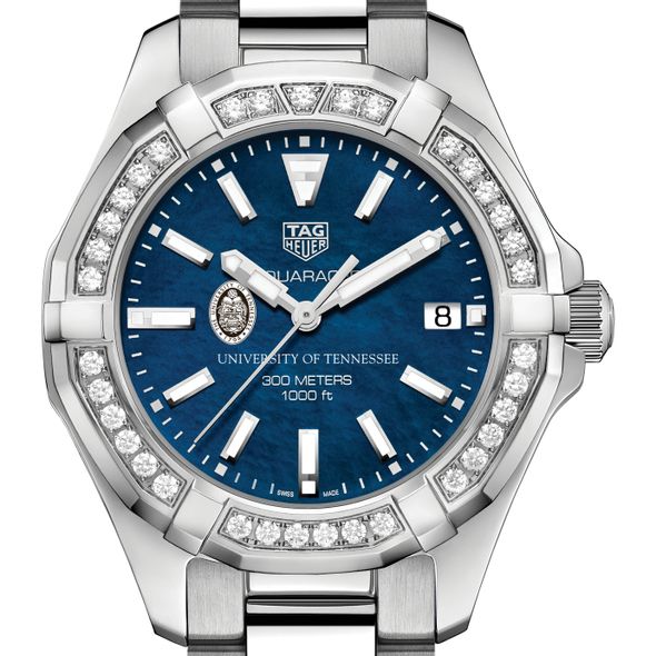 Tennessee Women's TAG Heuer 35mm Steel Aquaracer with Blue Dial - Image 1
