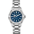 click to view Tennessee Women's TAG Heuer 35mm Steel Aquaracer with Blue Dial - Image 2