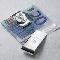 Brown Sterling Silver Money Clip