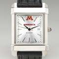 Minnesota Men's Collegiate Watch with Leather Strap - Image 1
