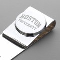 Boston University Sterling Silver Money Clip - Image 2