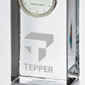 Tepper Tall Glass Desk Clock by Simon Pearce - Image 2
