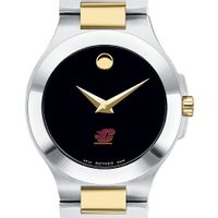 Central Michigan Women's Movado Collection Two-Tone Watch with Black Dial