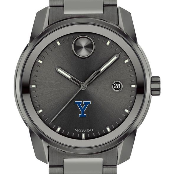 Yale University Men's Movado BOLD Gunmetal Grey with Date Window