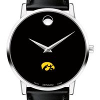 Iowa Men's Movado Museum with Leather Strap