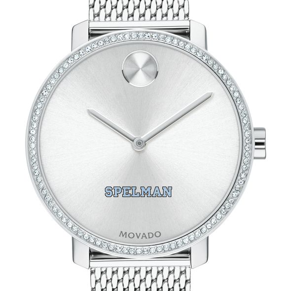 Spelman Women's Movado Bold with Crystal Bezel & Mesh Bracelet