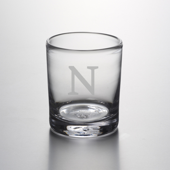 Northwestern Double Old Fashioned Glass by Simon Pearce