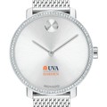 UVA Darden Women's Movado Bold with Crystal Bezel & Mesh Bracelet - Image 1