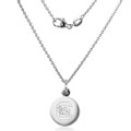 University of South Carolina Necklace with Charm in Sterling Silver - Image 2