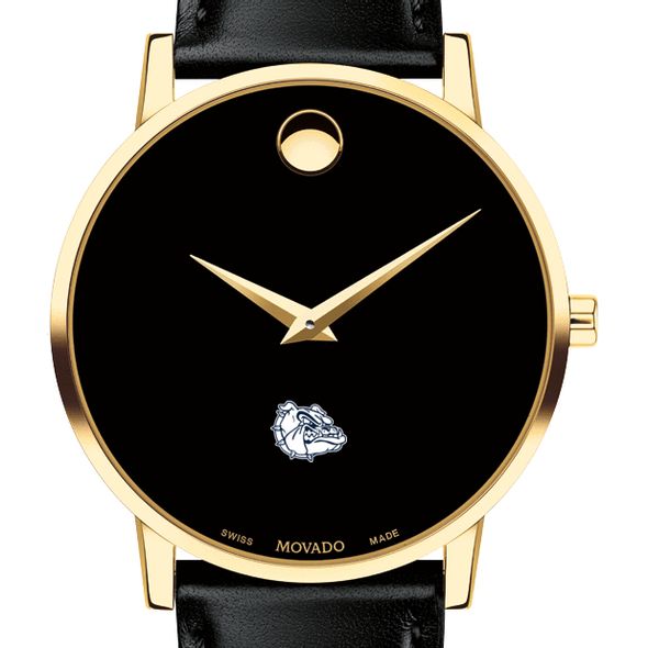 Gonzaga Men's Movado Gold Museum Classic Leather - Image 1