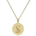 Siena 14K Gold Pendant & Chain - Image 2