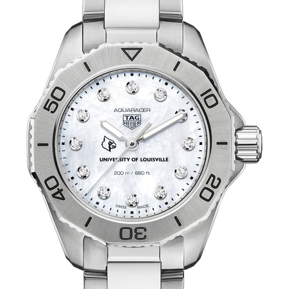 Louisville Women's TAG Heuer Steel Aquaracer with Diamond Dial - Image 1