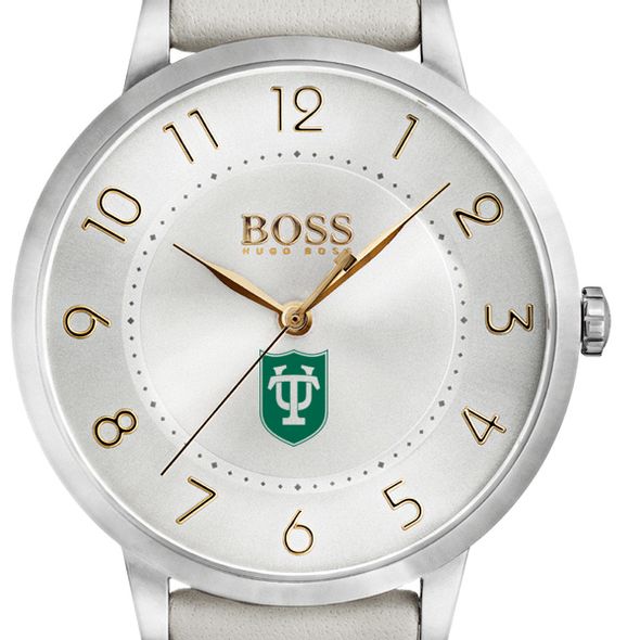 Tulane University Women's BOSS White Leather from M.LaHart