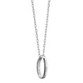 University of Kentucky Monica Rich Kosann "Carpe Diem" Poesy Ring Necklace in Silver - Image 2