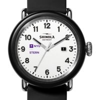 NYU Stern School of Business Shinola Watch, The Detrola 43mm White Dial at M.LaHart & Co.