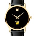 Williams Women's Movado Gold Museum Classic Leather - Image 1